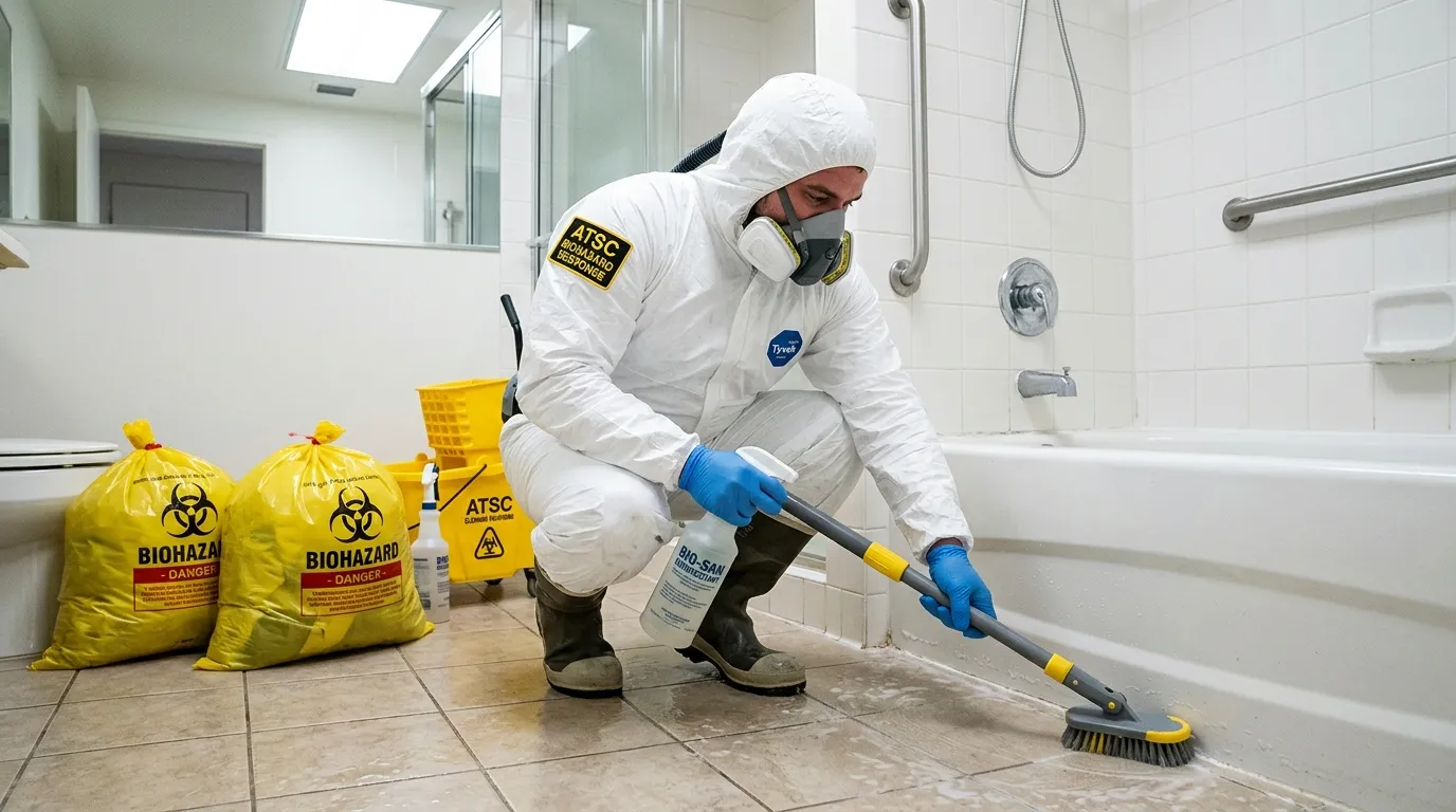 Decontamination equipment deployed for Blood Cleanup in Hillview